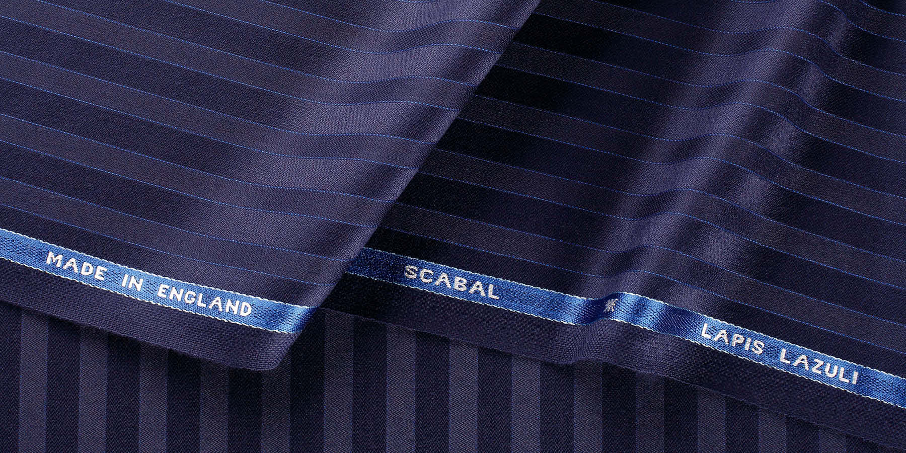 SCABAL bleu clair à carreaux gris Super 150 S tous Laine Costume Tissu 260g 753051 